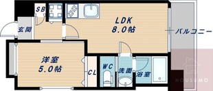 ファーストステージ江坂パークサイドの物件間取画像